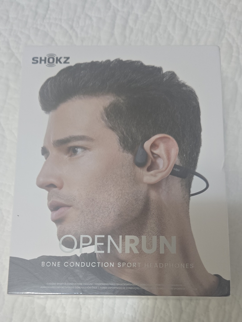 Shokz OpenRun Bone Conduction Headphones - Black